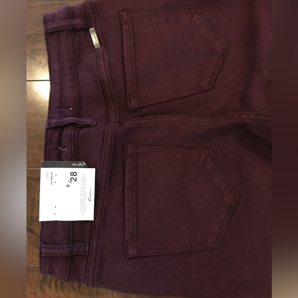 NEW KanCan High Rise Burgandy Skinny Jeans size 9/28 - Picture 4 of 10